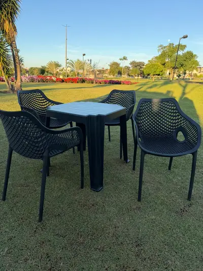 Jogo de Mesa Parati Concha Preto